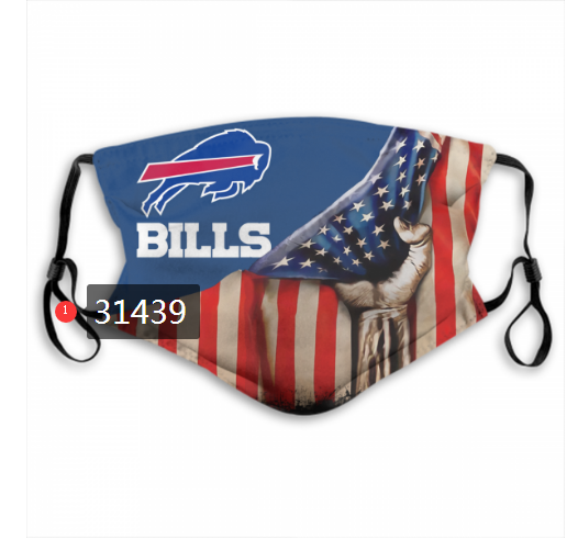 NFL 2020 Buffalo Bills 147 Dust mask with filter